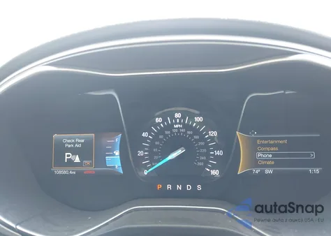 2016 Ford Fusion Se from USA, damaged, VIN 3FA6P0T99GR131492